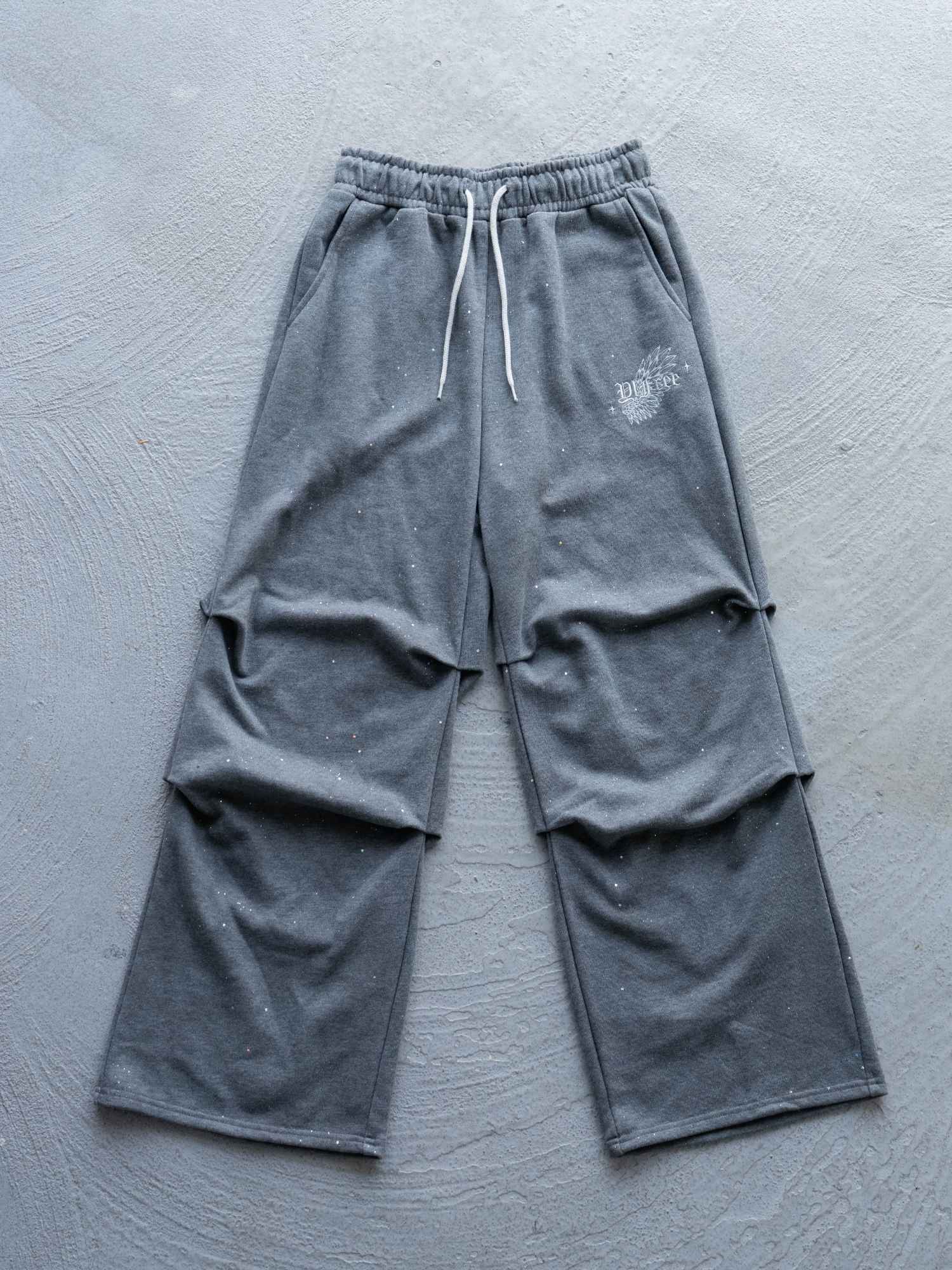 【予約商品】タック入りラメスウェットパンツ　9月下旬発送予定